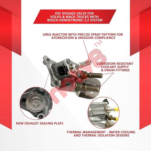 DEF Dosing Unit - For D13 VNL Volvo and Mack Truck 22391563, 21577030 & 21243945 / Doser Compatible with BOSCH Denoxtronic 2.2 System 0444043087 in Kuwait