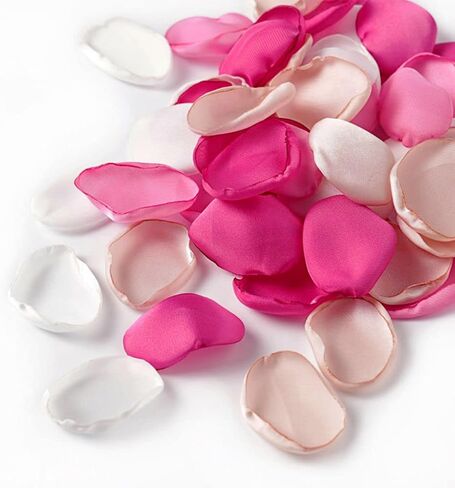 DJBM Silk Rose Petals 200PCS Flower Girl Scatter Petals for Wedding Flower Decoration Aubergine in Saudi Arabia