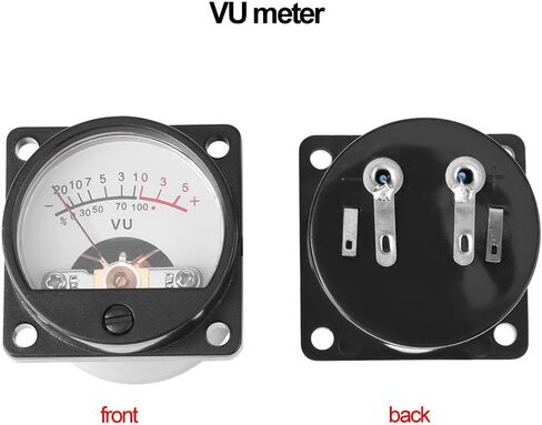 YWBL-WH 2PCS 12-15V/300mA VU Meter Warm Back Light Recording+Audio Level Amp with Driver Board, Electric Energy and Measuring Instruments in Saudi Arabia
