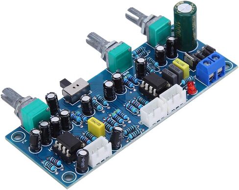 Walfront Preamp Board PreAmp Low Pass Filter Amplifier لوحة دائرة لمضخم صوت 2.1 قناة، والمحاثات، والملفات والمرشحات in Saudi Arabia