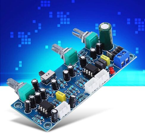 Walfront Preamp Board PreAmp Low Pass Filter Amplifier لوحة دائرة لمضخم صوت 2.1 قناة، والمحاثات، والملفات والمرشحات in Saudi Arabia