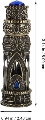 FRCOLOR 1pc Dubai Perfume Bottle Glass Containers Eye Drop Bottle Vintage Perfume Bottle Travel Container Empty Perfume Bottle Empty Bottle Arab Perfumes Retro Perfume Bottle Liquid Bottle in Saudi Arabia
