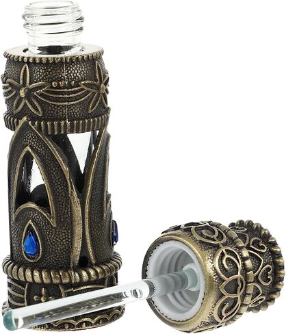 FRCOLOR 1pc Dubai Perfume Bottle Glass Containers Eye Drop Bottle Vintage Perfume Bottle Travel Container Empty Perfume Bottle Empty Bottle Arab Perfumes Retro Perfume Bottle Liquid Bottle in Saudi Arabia
