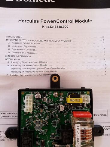 Dometic (3316348.900) Power Module Board , Black in Saudi Arabia