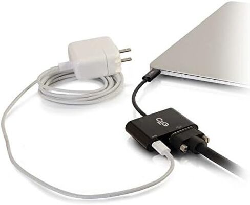 محول USB C2G، محول فيديو، USB C إلى VGA، أسود، كابلات للذهاب 29471 in Kuwait