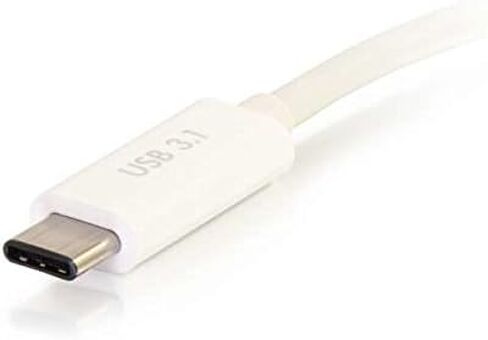 C2G USB Adapter, HDMI Adapter, 4K, USB C to HDMI, Audio/Video Adapter Converter with Power Delivery, White, Cables to Go 29532 in Saudi Arabia