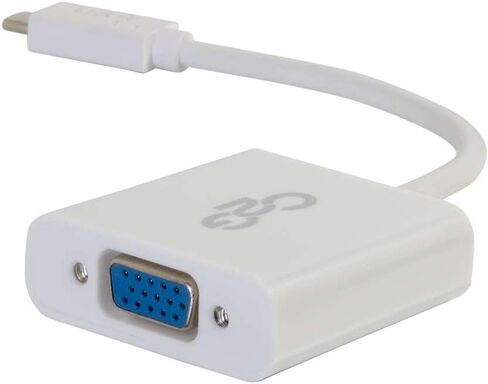 C2G USB Adapter, HDMI Adapter, 4K, USB C to HDMI, Audio/Video Adapter Converter with Power Delivery, White, Cables to Go 29532 in Saudi Arabia