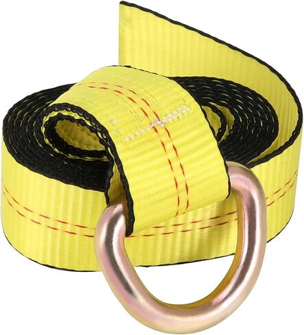 JOIKIT 4 Pack 2 Inch x 8.2 Ft Lasso Tow Strap with D Ring Auto Tie Down for Wheel Lift, Wrecker, Rollback, Tow Truck in Saudi Arabia