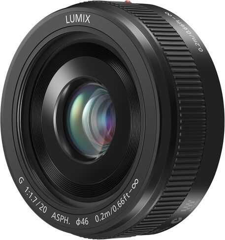 عدسة باناسونيك لوميكس جي II، 20 ملم، F1.7 ASPH، مرآة مايكرو فور ثيردز، H-H020AK (متجددة) in Saudi Arabia