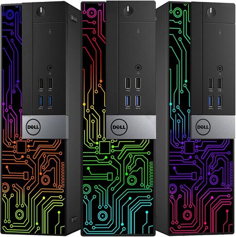 Dell OptiPlex 5060 SFF RGB Computer PC, Intel Core i5-8500, RX 550 4GB GDDR5, 32GB RAM, 512GB NVMe, 1TB HDD, 22 Inch HDMI Monitor, Gaming Speakers, WiFi, Bluetooth, Windows 11 Pro (Renewed) in Saudi Arabia
