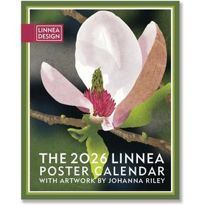 Linnea Design 2026 Poster Calendar 11 x 14" Artwork by Johanna Riley