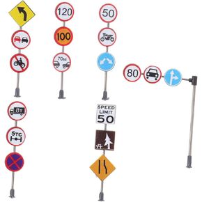 YARNOW 1Set Traffic Signal Model Road Signs for Interactive Playthings for Learning Traffic Safety and Road Recognition Educational