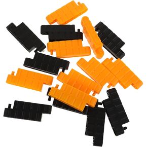 Vaguelly 16pc Rc Drift Track Barrier Miniature Traffic Fencing for Rc Car Racing Drifting Car Accessories