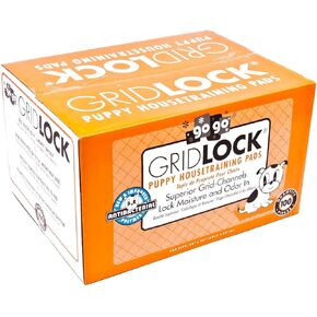 GridLock Housebreaking 24" x 24" Pet Training Wee Wee Pads (100 Pack)