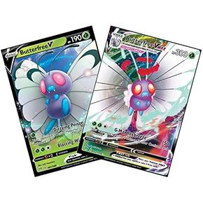 Butterfree V & Vmax - Darkness Ablaze - Pokemon Ultra Rare Lot - 001/189 & 002/189