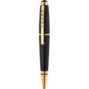 Matte Black Lacquer with Gold PVD Accents Edge Selectip Rollerball Pen