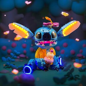 LED Light Kit for Lego Stitch 43249, Compatible with Stitch Toy Building Blocks Model, NOT Included The Model Set