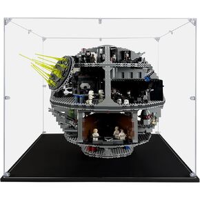 Acrylic Display Case Compatible for Lego Death Star #75159, Dustproof Display Case (Case Only) (Lego Sets are NOT Included)