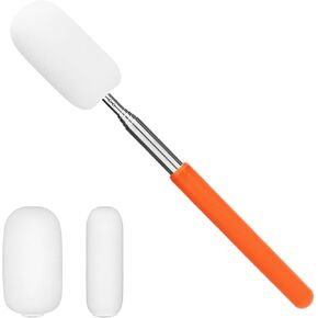 Telescoping Sponge Pottery, Retractable Clay Tool Sponges on Stick Extend up to 28.35in Telescoping Sponge Sticks for Pottery (Blue)
