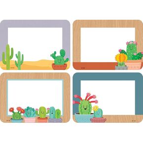 Teacher Created Resources Happy Cactus Crew Name Tags/Labels - Multi-Pack (TCR6961)