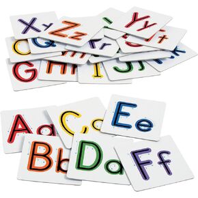 Fun Express Colorful Sensory Alphabet Letters - 26 Textured Cards for Kids - Educational Montessori Toys, Tracing & Letter Recognition for Classroom & Home