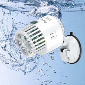 Pawfly Wave Maker for Aquarium, 800 GPH 3W Aquarium Powerhead, Quiet Submersible Wavemaker for Fish Tanks up to 50 Gallons, Water Circulation Pump with Strong Suction Cup Base