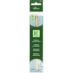 Bamboo Crochet Hook, Takumi, G/4.0 mm