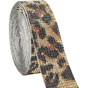 Rhinestone Ribbons Self Adhesive Rhinestone Stickers Bling Diamond Sticker Rhinestones Sheets Crystal Gem Stickers for DIY Arts Crafts Wedding Gift Decoration Car (Silver, 3 Rolls x 1 Yards)