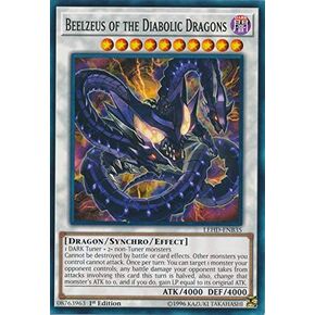 Yu-Gi-Oh! - Beelzeus of The Diabolic Dragons - LEHD-ENB35 - Common - 1st Edition - Legendary Hero Decks - Aesir Deck