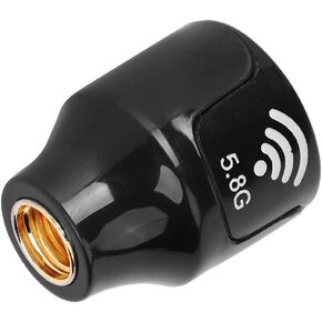 5.8G 3dBi RHCP High Gain Antenna, Low Feeder Loss Bendable & for FPV Racing Drone Parts Accessory (Black)