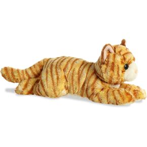 Aurora® Adorable Flopsie™ Ginger Cat™ Stuffed Animal - Playful Ease - Timeless Companions - Orange 12 Inches