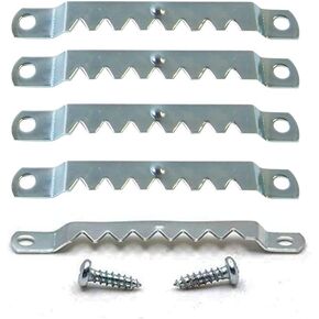 Extra Fine Finish Sawtooth Hangers Large with Screws 100 Pack