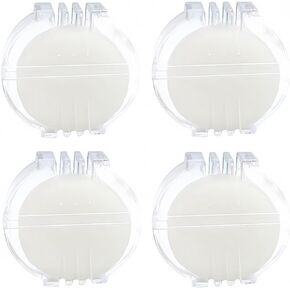 4pcs Beeswax Thread Conditioner Wax with Plastic Box for Sewing, Quilting, Embroidery - Strengthen and Reinforce Thread (Colorless)