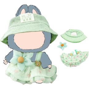 17cm Doll Clothes Set, Sweet Dress Outfit Set for 6.7inch Doll Suit, Fashion Chic & Accessories for Doll 1st/2nd/3rd