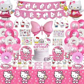 Car themed Party Decorations, Birthday Party Supplies Includes Backdrop