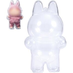 BOXOB Protective Cover for Dolls, Waterproof Plush Toy Protective Case Transparent Standing Display Box Clear Plastic Bag Covers for Doll (Standing Style)