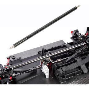 Carbon Fiber RC Center Brace Bar for Arrma 1/7 Limitless F1 Felony/Infraction/Limitless 6S, Length Lightweight Carbon Material Upgrades Replacement Part ARA320502-1/7 Limitless/Felony/Infraction