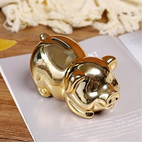 Large Ceramic Piggy Bank, Piggy Bank for Adults, Adult Piggy Bank, Coin Bank for Kids Boys Girls, Money Box for Cash Saving, Alcancias De Dinero para Adultos Niños