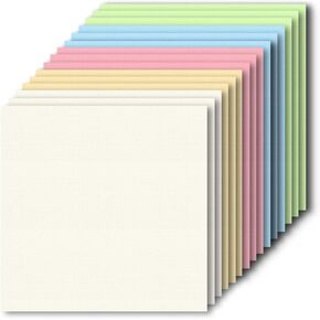 20Sheets Colored Linen Textured Cardstock Paper, 12x12 80Lb 230GSM Card Stock Paper for Cricut Card Making