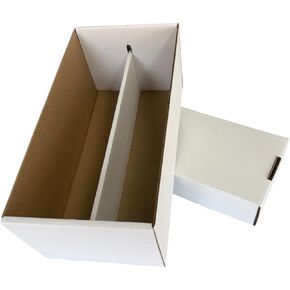 1-Pack • 2-Row Graded Card Storage Box • Woodhaven Trading Firm Brand