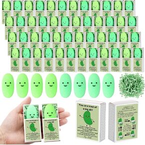 Wettarn 24 Sets Desk Pets Bee Gifts Cute Stress Balls with Support Gift Boxes Inspirational Party Favors for Employee Coworker Friends Office Positive Stress Relief Toys