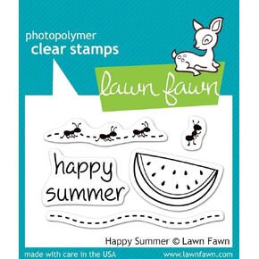 Lawn Fawn Clear Stamp Happy Summer