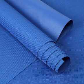 Marine Waterproof Canvas Fabric 600 Denier 36"×60" Cordura Canvas Material with Waterproof PVC Backing for Auto Boat Awning Home Cushion DIY, Black