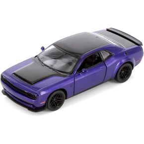 2023 Challenger SRT Demon 170 Muscle Car, Purple - 5461D - 1/40 Scale Diecast Model Car
