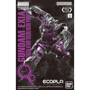 Bandai [Event Limited] Mg 1/100 Gundam Exia [إعادة تدوير اللون/النيون الأرجواني] بدلة الهاتف المحمول Gundam 00 (Double O)