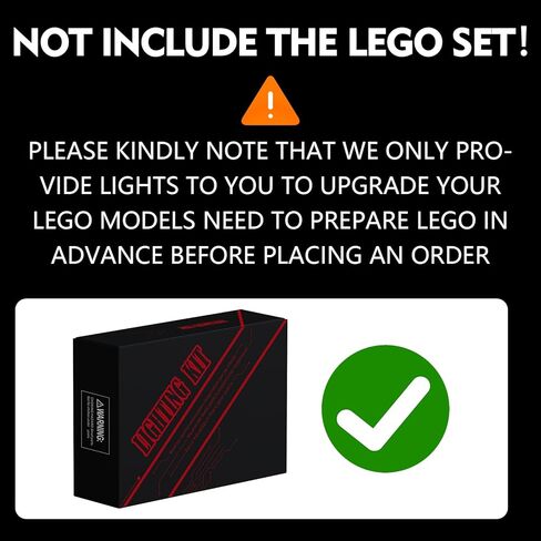 إضاءة LED متوافقة مع Lego Imperial Star Destroyer 75394 ، مجموعة الضوء المتوافقة مع LEGO 75394 ، مع إعطاء الضوء للنموذج ، لم يتضمن مجموعة النموذج (طراز RC) in Kuwait