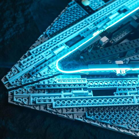 إضاءة LED متوافقة مع Lego Imperial Star Destroyer 75394 ، مجموعة الضوء المتوافقة مع LEGO 75394 ، مع إعطاء الضوء للنموذج ، لم يتضمن مجموعة النموذج (طراز RC) in Kuwait