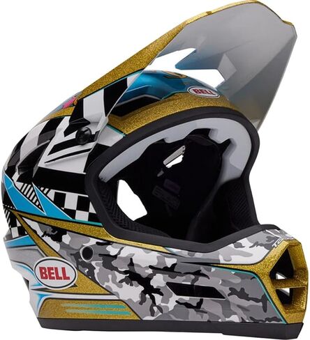 BELL Sanction 2 DLX Mips Adult Full-Face Bike Helmet - Matte Black/White, Medium (55–57 cm) in Saudi Arabia