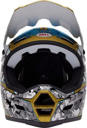 BELL Sanction 2 DLX Mips Adult Full-Face Bike Helmet - Matte Black/White, Medium (55–57 cm) in Saudi Arabia