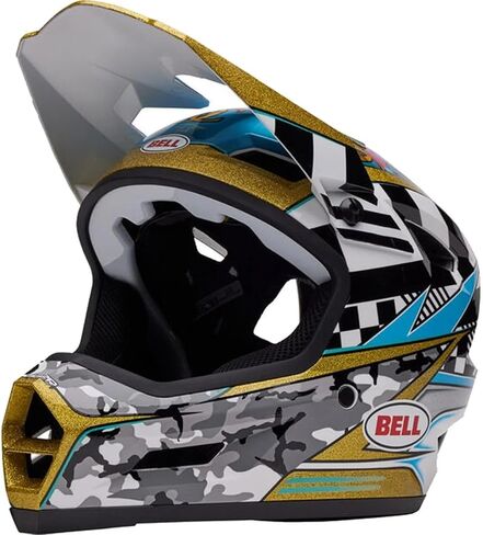 BELL Sanction 2 DLX Mips Adult Full-Face Bike Helmet - Matte Black/White, Medium (55–57 cm) in Saudi Arabia